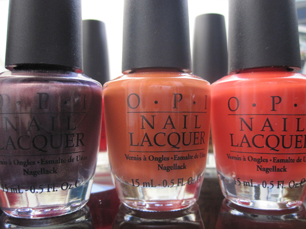 OPI-Meet Me On The Star Ferry- Chop-sticking To My Story-A Good Man-darin Is Hard To Find
