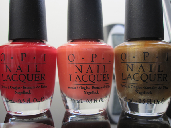 OPI-Red My Fortune Cookie-Hot & Spicy- Bling Dynasty