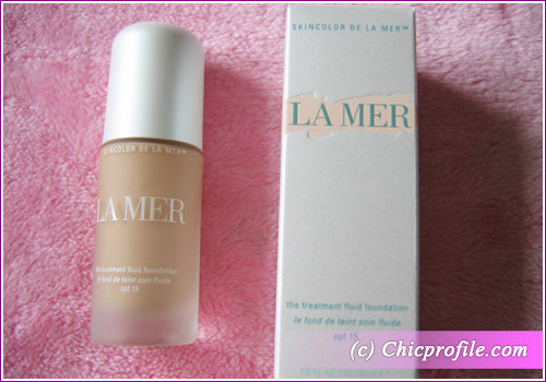 La-Mer-Skincolor-Treatment-Fluid-Foundation-spf15-packaging La Mer Skincolor Treatment Fluid Foundation spf15 packaging My Skincolor package from La Mer Mini Preview + photos