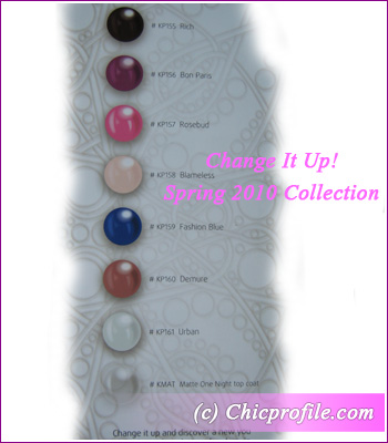 Kinetics Change it up spring 2010 nail polish collection swatches Kinetics Change It Up!   Spring 2010 Collection + Added Photos
