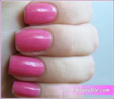 Kinetics Change it up Rosebud top coat after 5days Kinetics Rosebud Nail Polish from the Change It Up! Spring 2010 Collection   Review, Photos, Swatches