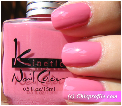Kinetics Change it up Rosebud top coat Kinetics Rosebud Nail Polish from the Change It Up! Spring 2010 Collection   Review, Photos, Swatches