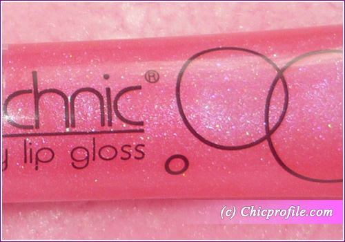 Technic Fruity Lip Gloss tube swatch Technic Fruity Lip Gloss   Review, Photos, Swatches, Lip Swatches