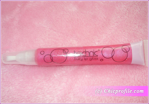 Technic Fruity Lip Gloss tube Technic Fruity Lip Gloss   Review, Photos, Swatches, Lip Swatches