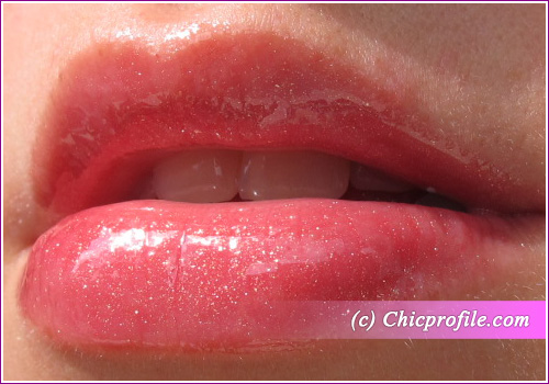 Clinique Long Last Glosswear SPF15 Bonfire lip swatch Clinique Long Last Glosswear SPF 15 in Bonfire   Review, Photos, Lip Swatches