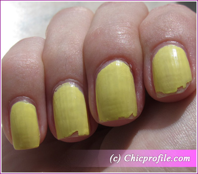 Illamasqua Blow 2010 nail polish 5days Illamasqua Blow nail polish from the Pastel Nail Collection   Review, Photos, Nail Swatches