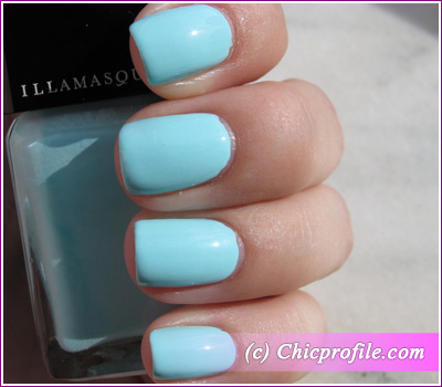 Illamasqua Nudge 2010 nail polish top coat Illamasqua Nudge nail polish from the Pastel Nails Collection   Review, Photos, Nail Swatches