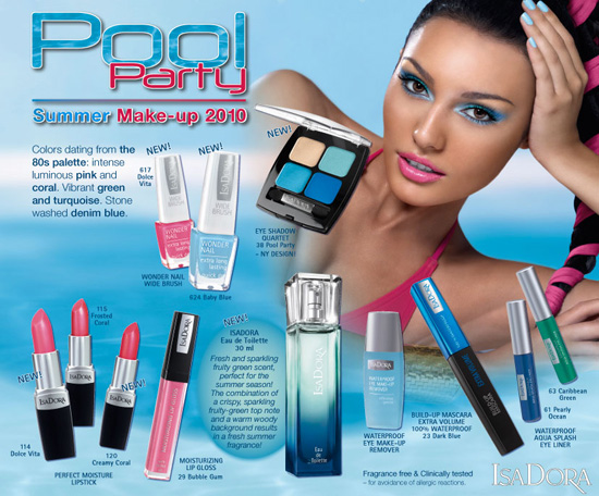 Isadora-2010-summer-Pool-Party-makeup-collection Isadora 2010 summer Pool Party makeup collection Isadora Pool Party Makeup Collection for Summer 2010