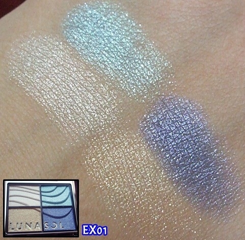 Lunasol-2010-summer-blue-eyeshadow-palette-swatches Lunasol 2010 summer blue eyeshadow palette swatches Lunasol Makeup Collection for Summer 2010 Photos + Swatches