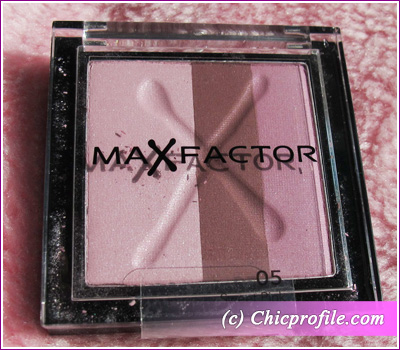 Max Factor Colour Effects 2010 trio eye shadow sweet pink Max Factor Max Effect Trio Eyeshadow in Sweet Pink from Colour Effect Summer 2010 Collection   Review, Photos, Swatches