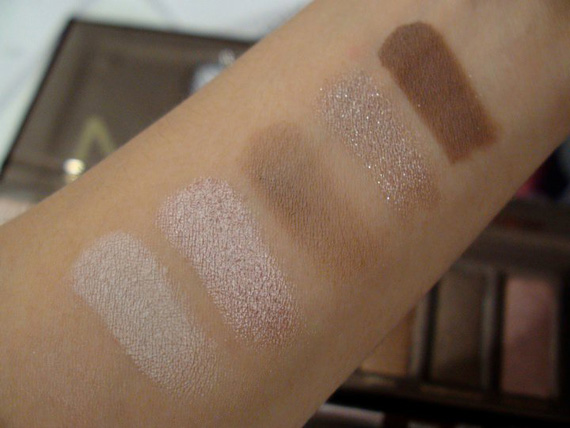 Urban Decay fall 2010 Naked Palette swatch1 Urban Decay Makeup Collection for Fall 2010 + Swatches