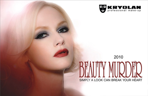 Kryolan summer 2010 beauty murder makeup collection Kryolan Beauty Murder Collection for Fall 2010