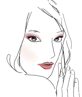 Lancome French Coquettes fall 2010 Daria Makeup Look Lancome French Coquettes Collection for Fall 2010   Face Charts and Makeup Tutorial