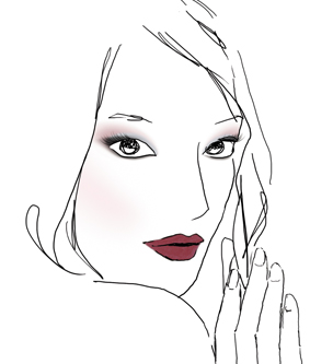 Lancome-French-Coquettes-fall-2010-Elettra-Makeup-Look Lancome French Coquettes fall 2010 Elettra Makeup Look Lancome French Coquettes Collection for Fall 2010 Face Charts and Makeup Tutorial