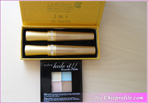 Lancome-waterproof-mascara-eyeliner-Technic-Concealer-Palette Lancome waterproof mascara eyeliner Technic Concealer Palette Giveaway for Julys Top Commentators