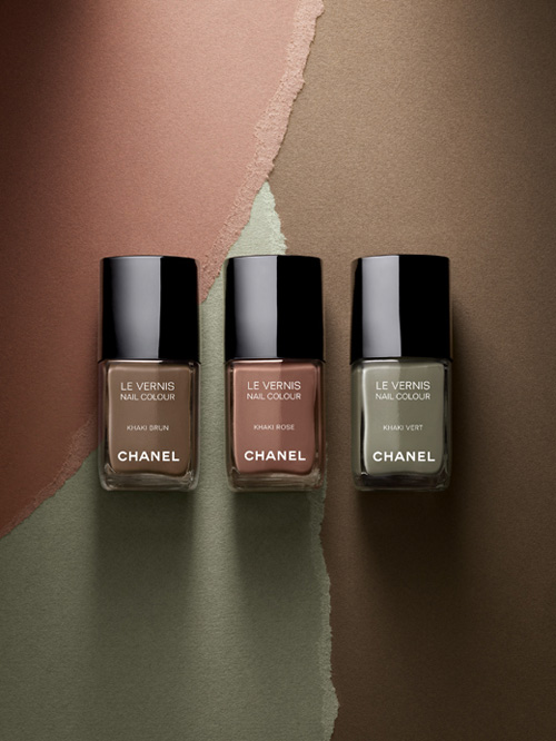 Chanel-Khaki-Nail-Polish-Collection-2010-promo Chanel Khaki Nail Polish Collection 2010 promo Chanel Khakis Nail Polish Collection for Fall 2010