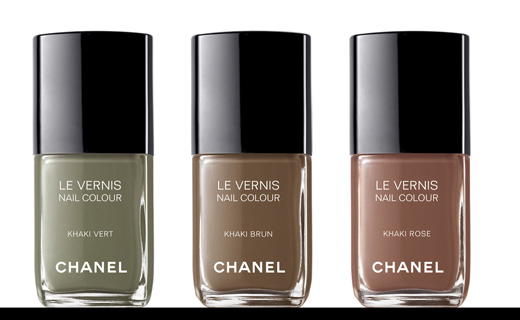 Chanel-Khaki-Nail-Polish-Collection-2010 Chanel Khaki Nail Polish Collection 2010 Chanel Khakis Nail Polish Collection for Fall 2010