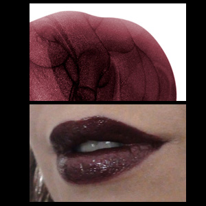 Illamasqua Art Of Darkness winter 2010 Intense Lip gloss Hermetic swatch Illamasqua Art of Darkness Makeup Collection for Fall   Winter 2010   Exclusive Promo Photos, Products Photos, Swatches & Information