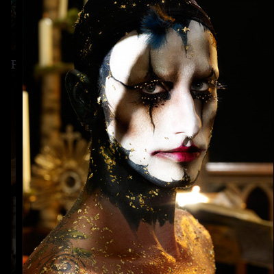 Illamasqua-Art-Of-Darkness-winter-2010-Jester Illamasqua Art Of Darkness winter 2010 Jester Illamasqua Art of Darkness Makeup Collection for Fall Winter 2010 Exclusive Promo Photos, Products Photos, Swatches & Information