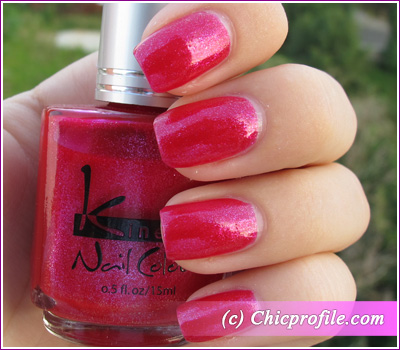 Kinetics Summer Kiss 2010 summer collection Raspberry Fizz nail polish Kinetics Raspberry Fizz Nail Polish from Summer Kiss 2010 Summer Collection   Review, Photos, Nail Swatches