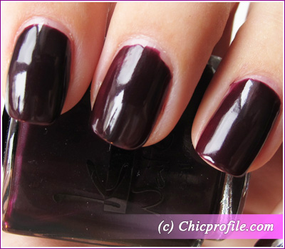 dark nail polish. Kinetics Blackout nail polish