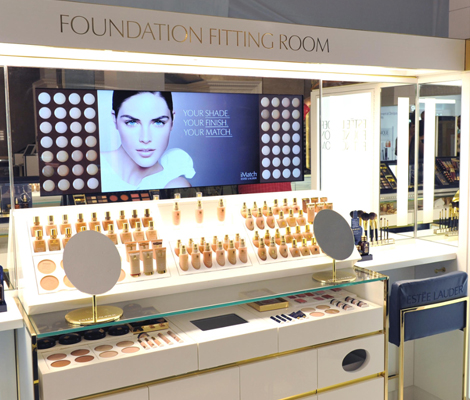 Estee Lauder Foundation Fitting Room Estee Lauder Expert Foundation Fitting for Fall 2010