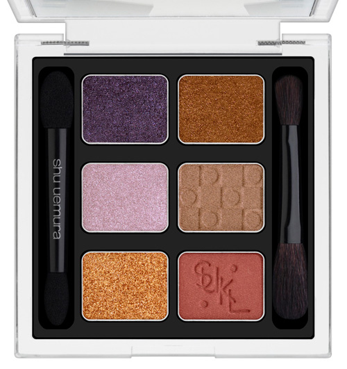 Shu-Uemura-Karl-Lagerfeld-Holiday-2012-6-Eyeshadow-Palette-2 Shu Uemura Karl Lagerfeld Holiday 2012 6 Eyeshadow Palette 2 Shu Uemura & Karl Lagerfeld Mon Shu Uemura Collection for Holiday 2012 Info & Photos