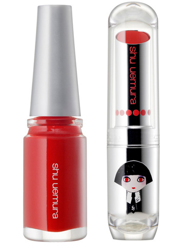 Shu-Uemura-Karl-Lagerfeld-Holiday-2012-Mon-Shu-Uemura-Nail-Polish-Lipstick Shu Uemura Karl Lagerfeld Holiday 2012 Mon Shu Uemura Nail Polish Lipstick Shu Uemura & Karl Lagerfeld Mon Shu Uemura Collection for Holiday 2012 Info & Photos