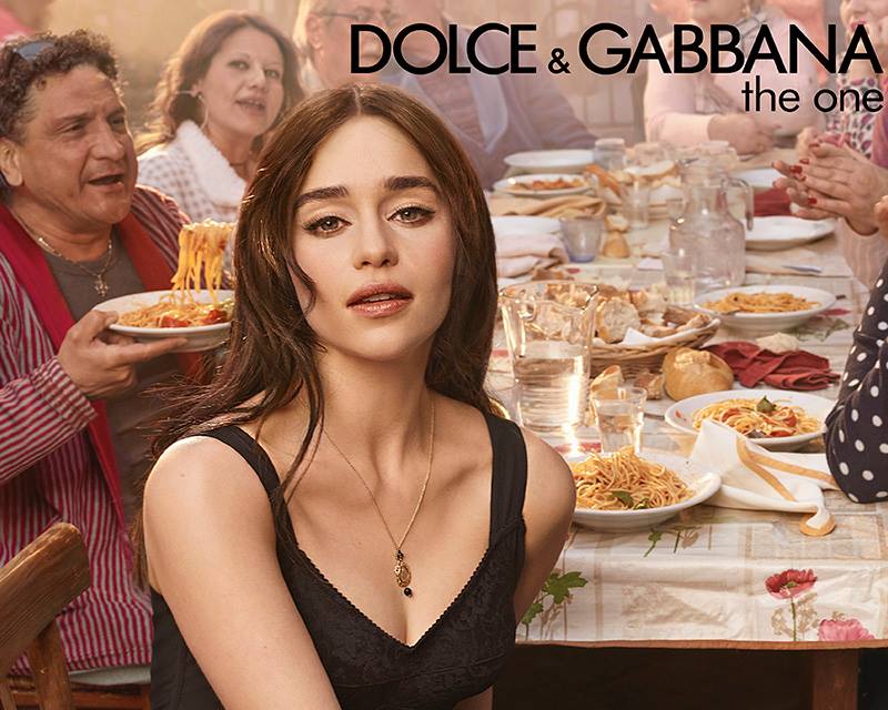 dolce and gabbana the one emilia clarke