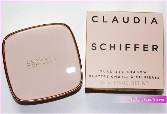Claudia Schiffer Quad Eye Shadow Pretzel Shades Review, Swatches ...