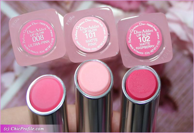 dior lip glow matte pink