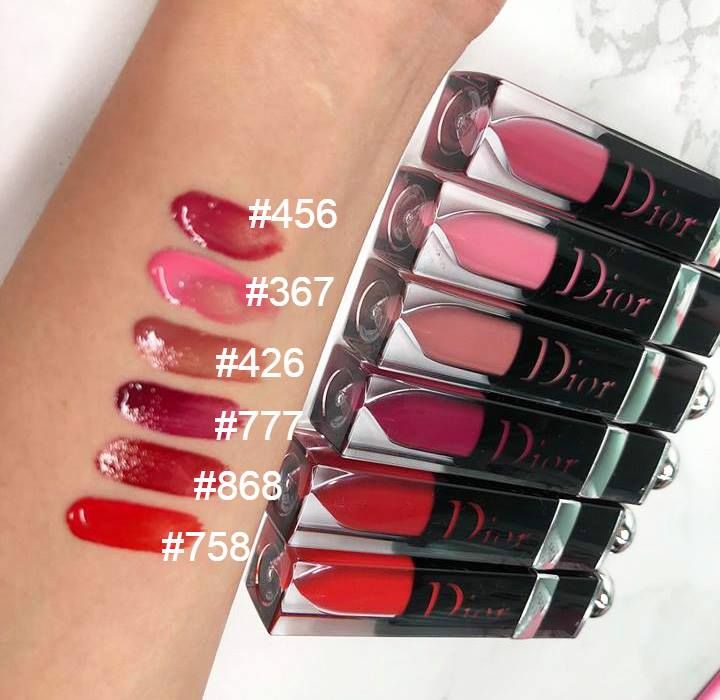 DIOR ADDICT LACQUER Plump Swatches 1 Beauty Trends and Latest Makeup Collections Chic Profile