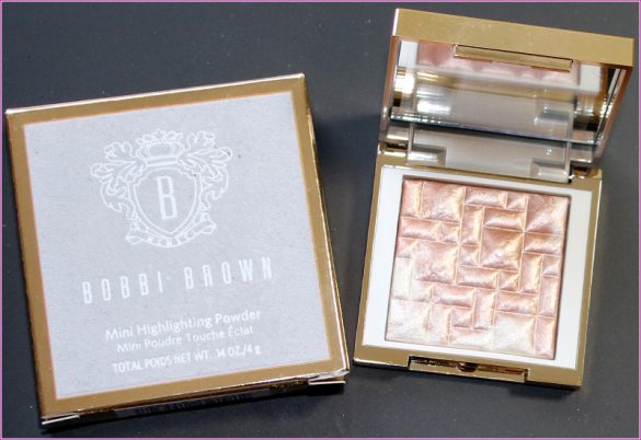 Bobbi Brown Pink Glow Mini Highlighting Powder Review, Swatches, Photos ...