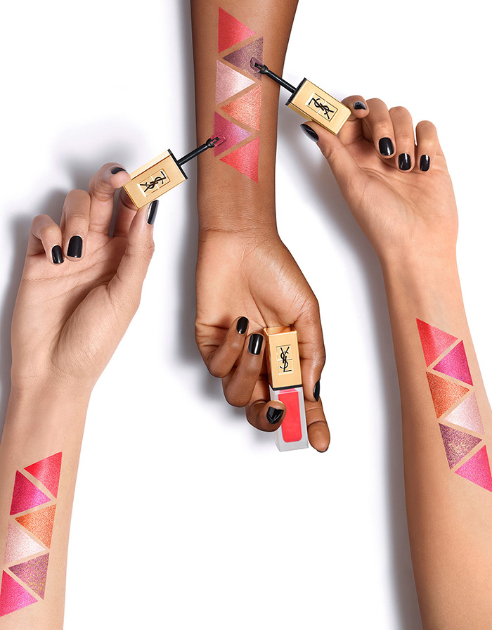 YSL Tatouage Couture Metallics Liquid Matte Lip Stain Collector Swatches Beauty Trends and Latest Makeup Collections Chic Profile