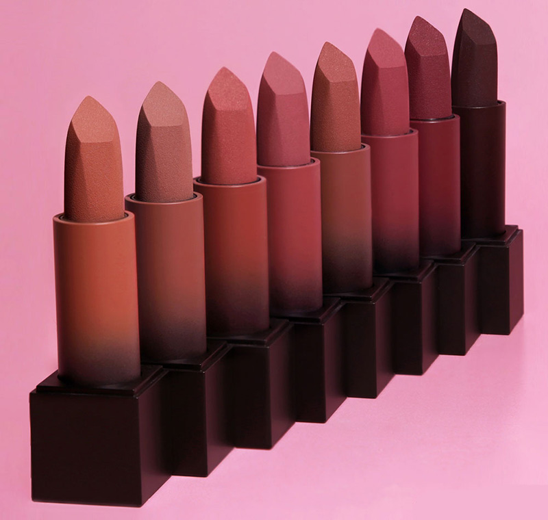 Huda Beauty Power Bullet Matte Lipsticks Swatches Beauty Trends and
