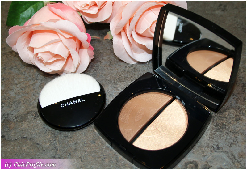 Chanel Duo Bronze et Lumiere / Bronzer and Highlighter Duo Review, Swatches  Chanel Bronzer and Highlighter Duo Review