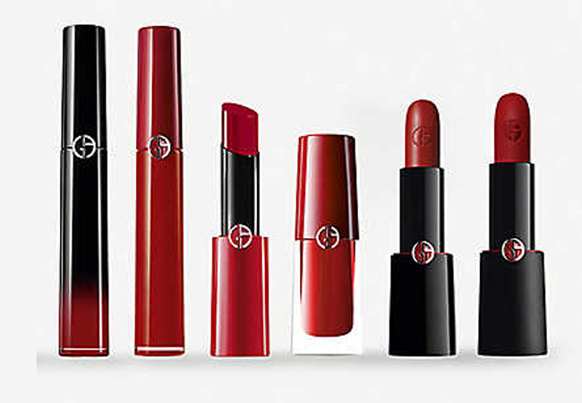 giorgio armani red lipstick