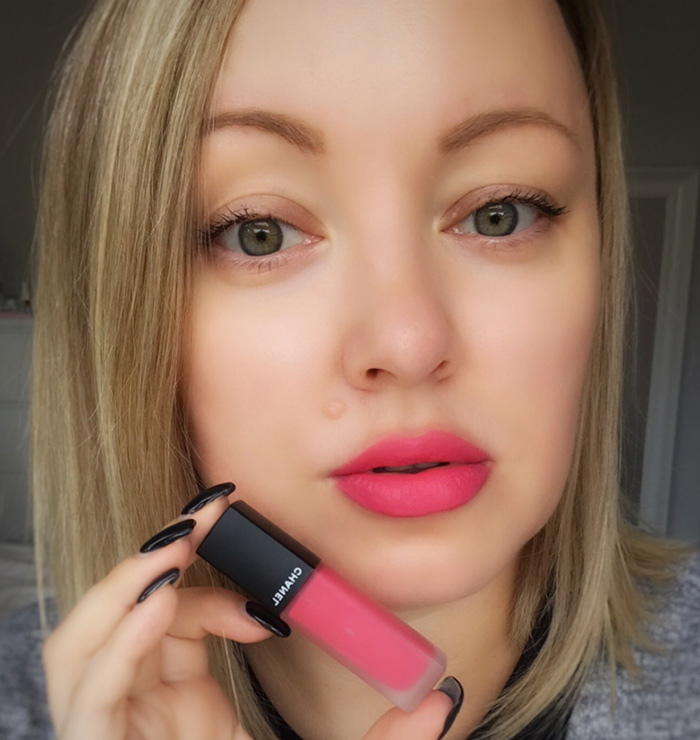 Chanel Vibrant Pink (808) Rouge Allure Ink Fusion Review, Photos, Swatches  - Beauty Trends and Latest Makeup Collections