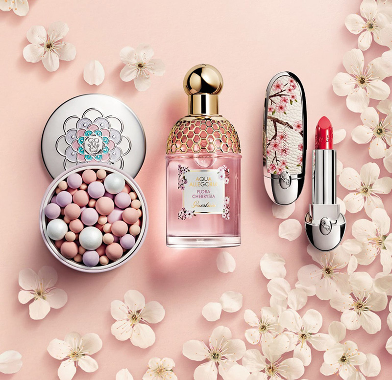 Guerlain Spring Makeup Collection Pore Minimizer Shine Control Primer New Rouge G Lipsticks Guerlain Spring Makeup Collection