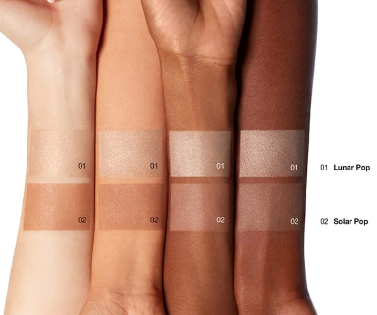 CliniquePowderPopHighlighterBronzerforSummer2020Swatches