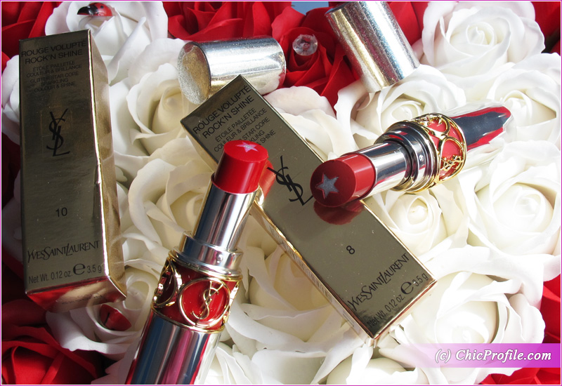 YSL Rouge Volupte Rock'N Shine Lipsticks