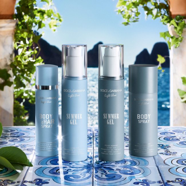 Dolce Gabbana Summer Gel 2020 Collection Dolce Gabbana Light Blue Summer Gel