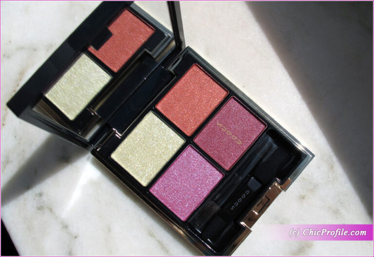 SUQQU Designing Color Eyes 131 Yuinobana Review, Swatches, Makeup Look