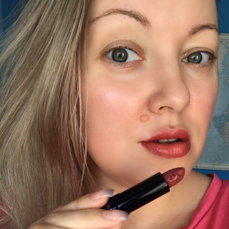 Ted Baker Spicey Satin Lipstick Lip Swatch Makeup Look