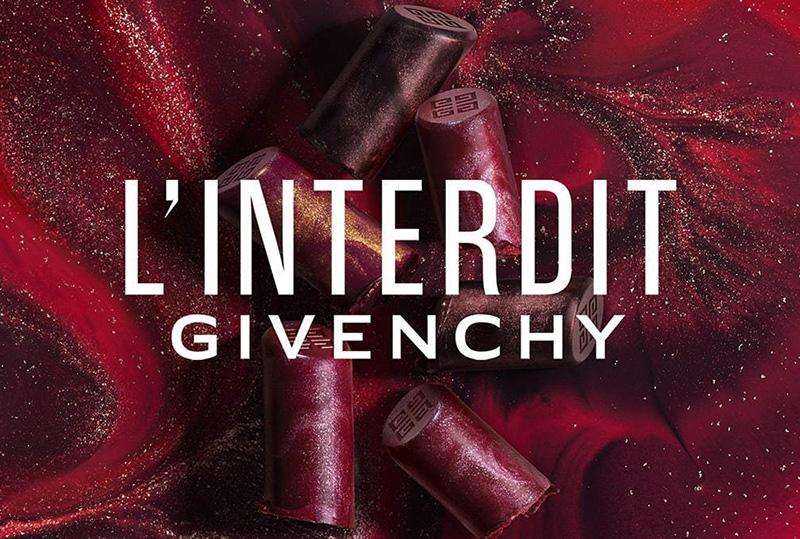Givenchy L'Interdit lipsticks collection