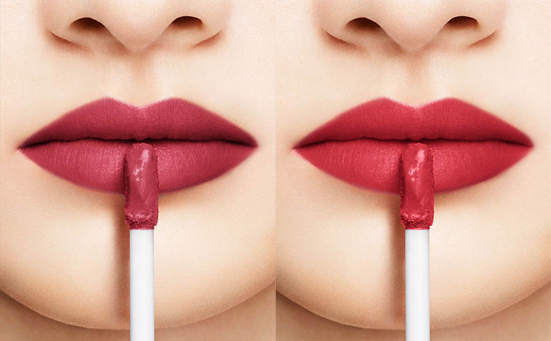 SUQQU Comfort Lip Fluid Liquid Lipstick Matte Lip Swatches