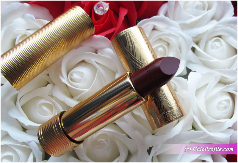 Gucci Louisa Red (506) Satin Lipstick Review, Swatches, Makeup Look