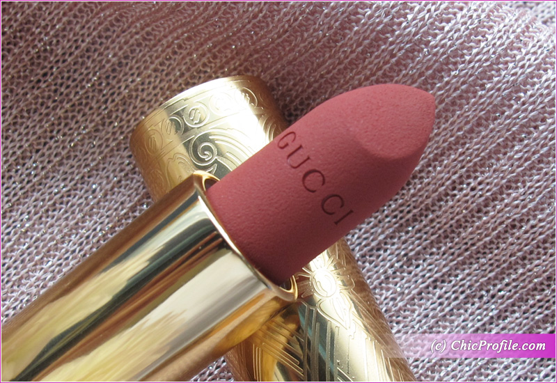 Gucci Ruby Firelight Matte Lipstick Review