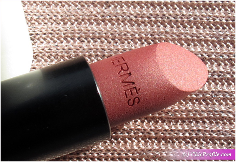 Rouge Hermes Matte Lipstick | 48 Rose Boise 0.12 oz