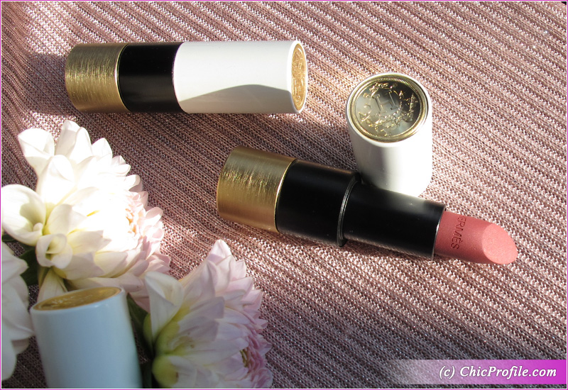 Hermes Rose Velours & Rouge Casaque Rouge Matte Lipsticks Review